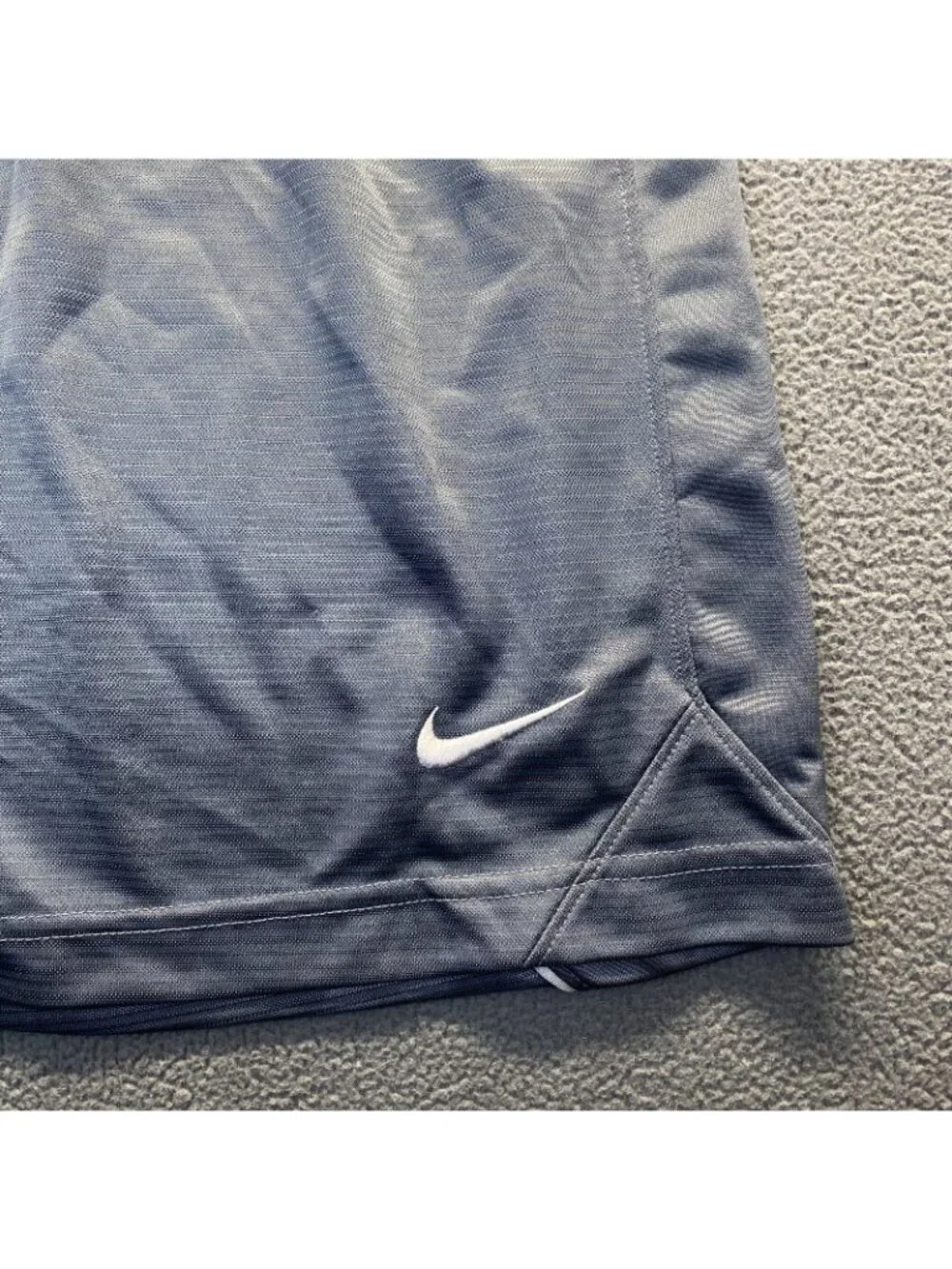 Nike Shorts Mens Medium Silver Training Workout Elastic Waist Work Size XL